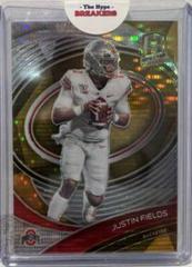 Justin Fields [Gold] #52 Football Cards 2022 Panini Chronicles Draft Picks Spectra Prices