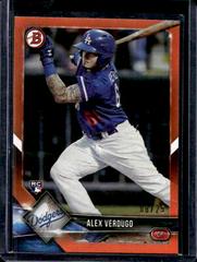 Alex Verdugo [Orange] #72 Baseball Cards 2018 Bowman Prices
