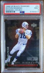 Peyton Manning [Double] Football Cards 1998 Upper Deck Black Diamond Rookies Prices