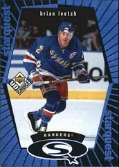 Brian Leetch [Blue] #SQ7 Hockey Cards 1998 UD Choice Starquest Prices