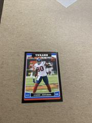 Andre Johnson [Black] #162 Football Cards 2006 Topps Prices