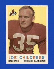 Joe Childress #13 Football Cards 1959 Topps Prices