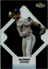 Alfonso Soriano [Black Refractor] #130 Baseball Cards 2006 Finest Prices