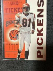 Carl Pickens [Red] #17 Football Cards 1998 Playoff Contenders Ticket Prices