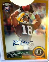 Randall Cobb [Ball Above Head Autograph Gold Refractor] Football Cards 2011 Topps Chrome Prices