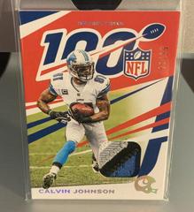 Calvin Johnson [Jersey] #31 Football Cards 2019 Panini Chronicles Prices