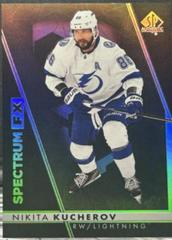Nikita Kucherov [Black] Hockey Cards 2022 SP Authentic Spectrum FX Prices