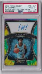 Ja Morant [Tie Dye Prizm] #RS-JMT Basketball Cards 2019 Panini Select Rookie Signatures Prices