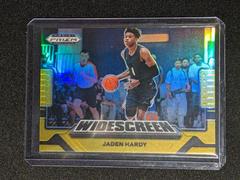 Jaden Hardy [Gold] #WS-JH Basketball Cards 2022 Panini Prizm Draft Picks Widescreen Prices