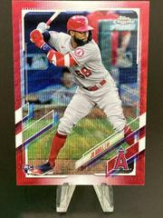 Jo Adell [Red Wave Refractor] Baseball Cards 2021 Topps Chrome Prices