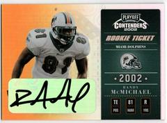 Randy McMichael [Autograph] Football Cards 2002 Playoff Contenders Prices
