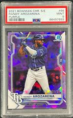 Randy Arozarena [Purple] #66 Baseball Cards 2021 Bowman Chrome Sapphire Prices