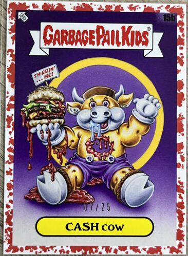 Cash COW [Red] #15b Garbage Pail Kids X View Askew