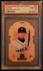 Ichiro [Framed Silver] #75 Baseball Cards 2004 Donruss Diamond Kings Prices