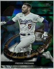 Freddie Freeman [Green Foil] Baseball Cards 2024 Topps Mega Star Prices