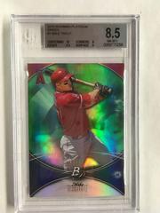 Mike Trout [Green] #1 Baseball Cards 2016 Bowman Platinum Prices