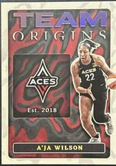 A'ja Wilson #10 Basketball Cards 2023 Panini Origins WNBA Team Prices