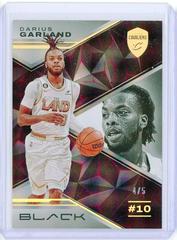 Darius Garland [Holo Gold] #44 Basketball Cards 2022 Panini Black Prices