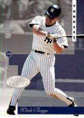 Wade Boggs #5 Baseball Cards 1996 Leaf Signature Prices
