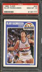 Blair Rasmussen #42 Basketball Cards 1989 Fleer Prices