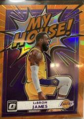 LeBron James [Orange] #4 Basketball Cards 2020 Panini Donruss Optic My House Prices