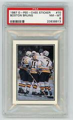 Boston Bruins Hockey Cards 1987 O-Pee-Chee Sticker Prices