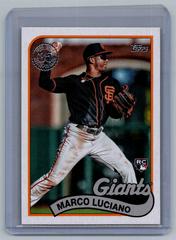 Marco Luciano [The Real One] #89B-11 Baseball Cards 2024 Topps 1989 Prices