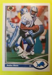 Andre Ware #301 Football Cards 1991 Upper Deck Prices