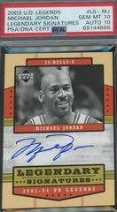 Michael Jordan Legendary Signatures Basketball Cards 2003 Upper Deck Legends Legendary Signatures Prices