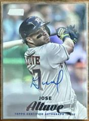 Jose Altuve [Rainbow Foil] #SCA-JA Baseball Cards 2017 Stadium Club Autographs Prices