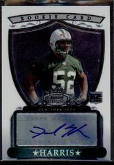 David Harris [Autograph] #BSRA-DH Football Cards 2007 Bowman Sterling Prices