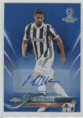 Sami Khedira [Autograph Blue Refractor] Soccer Cards 2017 Topps Chrome UEFA Champions League Prices