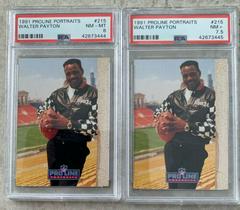 Walter Payton Football Cards 1991 Proline Portraits Prices