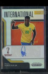Vinicius Jr. [Silver Prizm] Soccer Cards 2022 Panini Prizm World Cup International Ink Autograph Prices