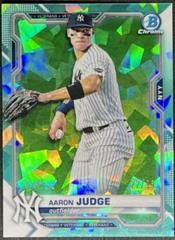 Aaron Judge [Aqua] Baseball Cards 2021 Bowman Chrome Sapphire Prices