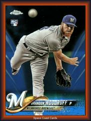 Brandon Woodruff [Blue Refractor] Baseball Cards 2018 Topps Chrome Prices