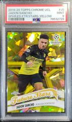 Jadon Sancho [Yellow] Soccer Cards 2019 Topps Chrome UEFA Champions League Sapphire Future Stars Prices