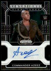 Commander Azeez Wrestling Cards 2022 Panini Prizm WWE Sensational Signatures Prices
