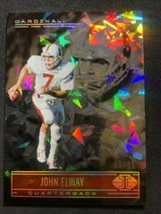John Elway [Cracked Ice] #15 Football Cards 2022 Panini Chronicles Draft Picks Illusions Prices