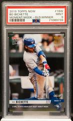 Bo Bichette, [Gold Winner] #MOW-18W Baseball Cards 2019 Topps Now Moment of the Week Prices
