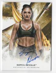Sonya Deville [Gold] Wrestling Cards 2019 Topps WWE Undisputed Autographs Prices