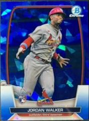 Jordan Walker  [Variation] #18 Baseball Cards 2023 Bowman Chrome Sapphire Prices