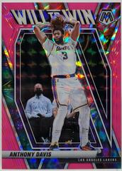 Anthony Davis [Pink Fluorescent] #20 Basketball Cards 2020 Panini Mosaic Will to Win Prices