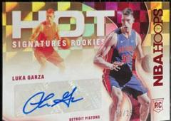 Luka Garza [Red] Basketball Cards 2021 Panini Hoops Hot Signatures Rookies Prices
