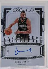 Rudy Gobert #13 Basketball Cards 2022 Panini Flawless Excellence Signature Prices