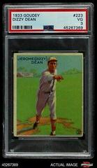 Dizzy Dean Baseball Cards 1933 Goudey Prices