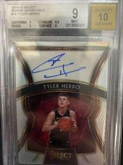 Tyler Herro Basketball Cards 2019 Panini Select Rookie Signatures Prices