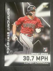 Corbin Carroll #SS-15 Baseball Cards 2023 Topps Significant Statistics Prices