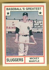 Mickey Mantle [White Back] #3 Baseball Cards 1982 TCMA Greatest Sluggers Prices