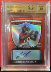Laurent Robinson [Autograph Refractor] #BSRA-LR Football Cards 2007 Bowman Sterling Prices